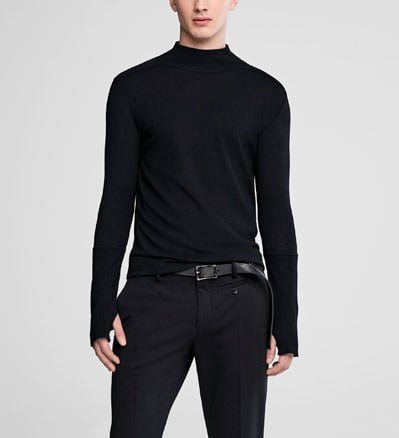 Sarah Pacini Stehkragenpullover - front