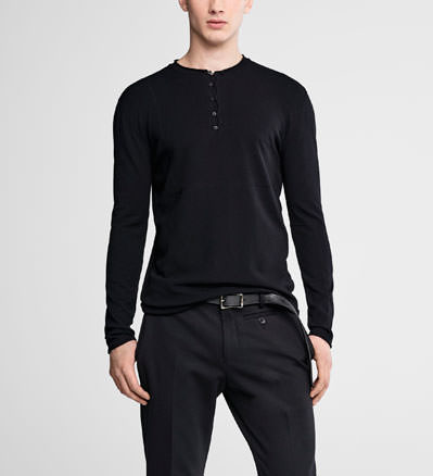 Sarah Pacini Henley-pullover - front