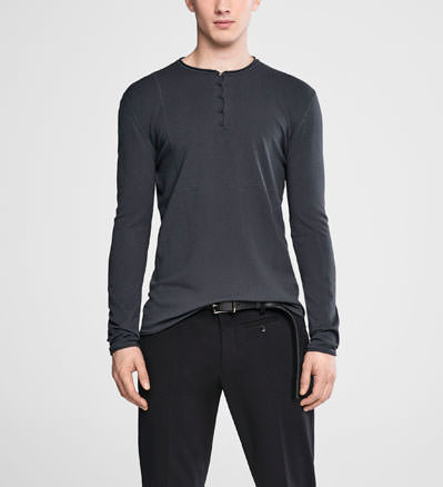 Sarah Pacini Henley-pullover - front