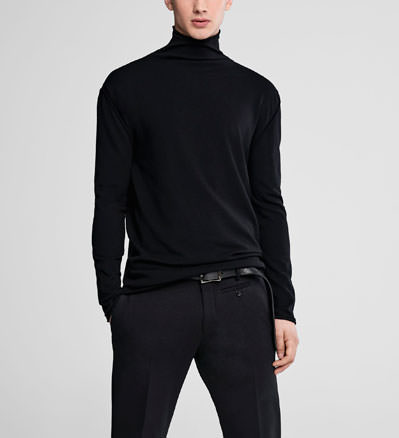 Sarah Pacini Stehkragenpullover - front