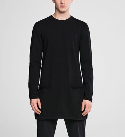 Sarah Pacini Tunika-pullover - doppelt gestrickt - front