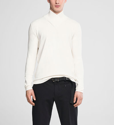 Sarah Pacini Pullover mit fließendem ausschnitt - front