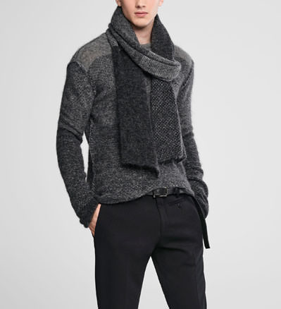 Sarah Pacini Ombré mohair-schal - front