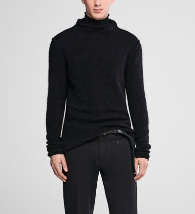 Sarah Pacini Mohair-pullover - trichterkragen - front