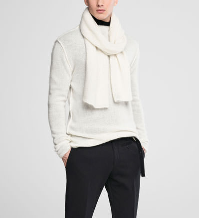 Sarah Pacini Langer mohair-schal - front