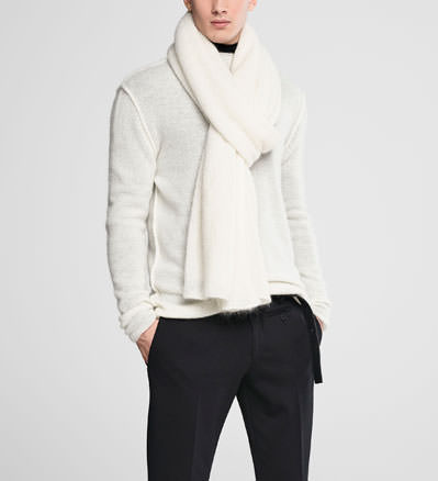 Sarah Pacini Oversized mohair-schal - front