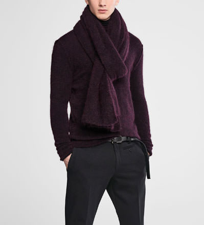 Sarah Pacini Oversized mohair-schal - front