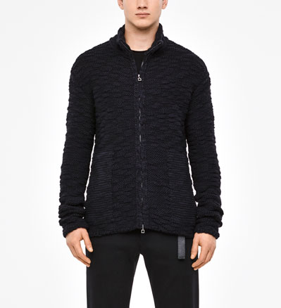 Sarah Pacini Cardigan - seersucker-optik - front