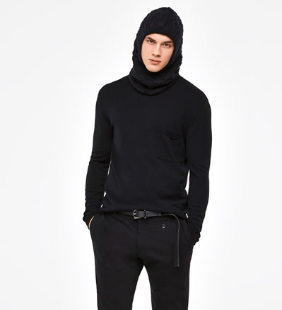 Sarah Pacini Kapuze - seersucker-optik - front