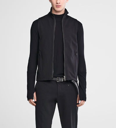 Sarah Pacini Weste aus jerseymaterial - front