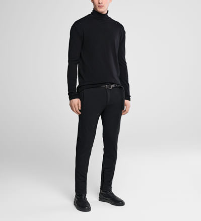 Sarah Pacini Hose aus jerseymaterial - reißverschlussbündchen - front