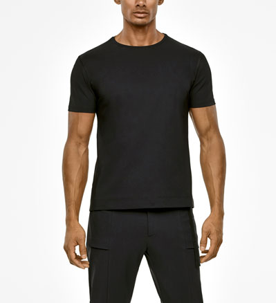 Sarah Pacini T-shirt - steppnaht-details - front
