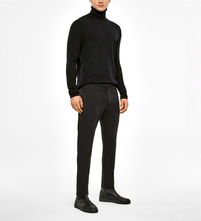 Sarah Pacini Wollgabardine-hose - denis - front