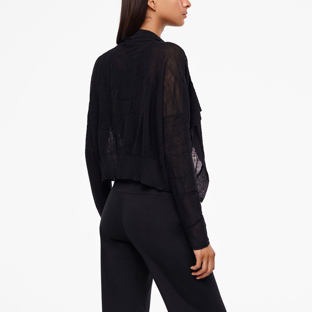 Sarah Pacini KORTE CARDIGAN Achterzijde