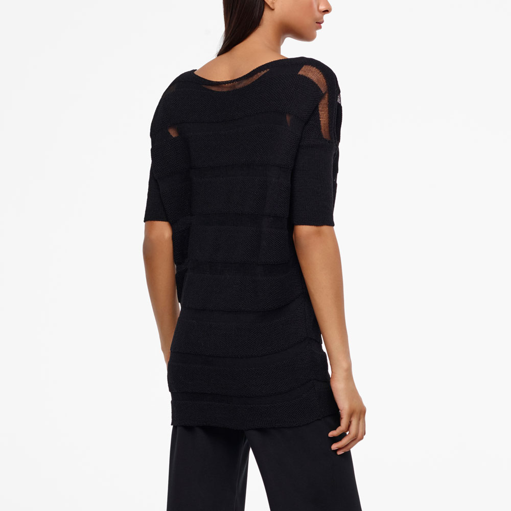 Sarah Pacini PULL LONG - MÉRINOS Derrière