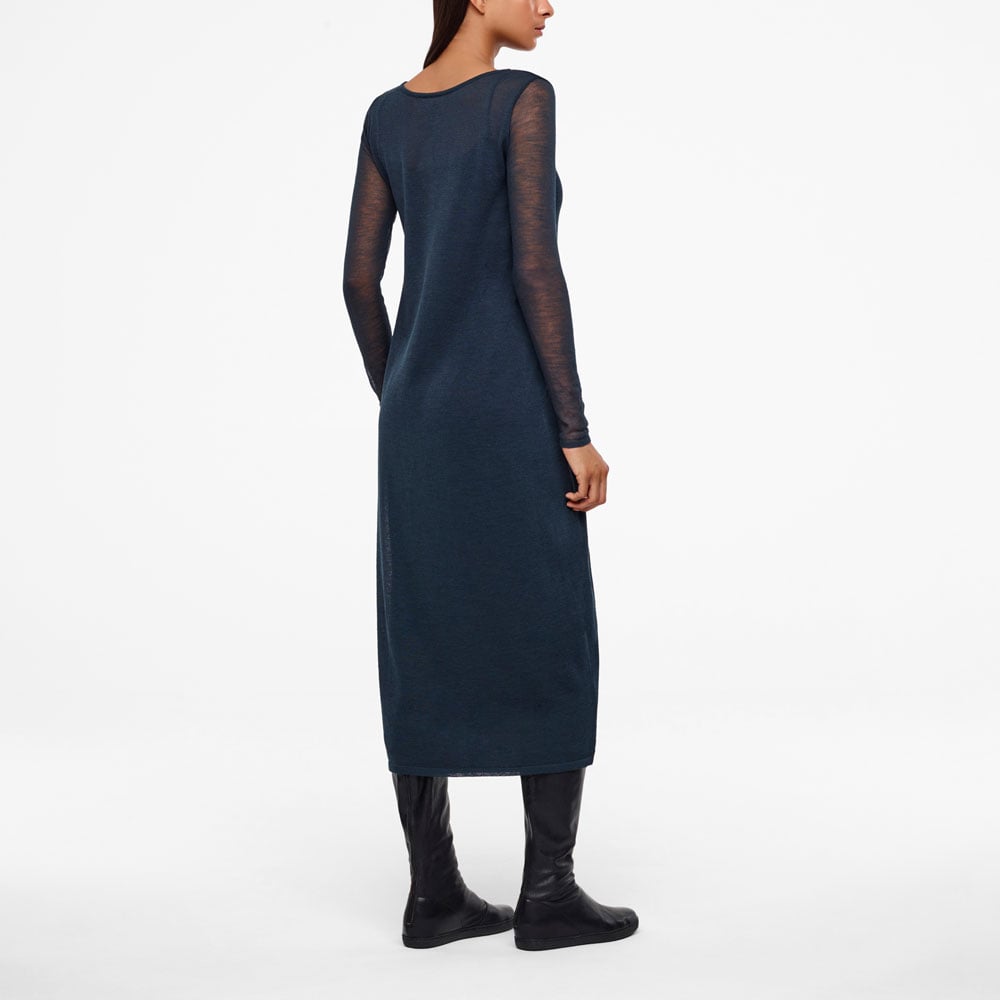 Sarah Pacini ROBE - VOILE DE MÉRINOS Derrière