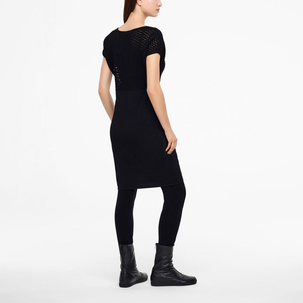 Sarah Pacini KNEE-LENGTH DRESS Back view