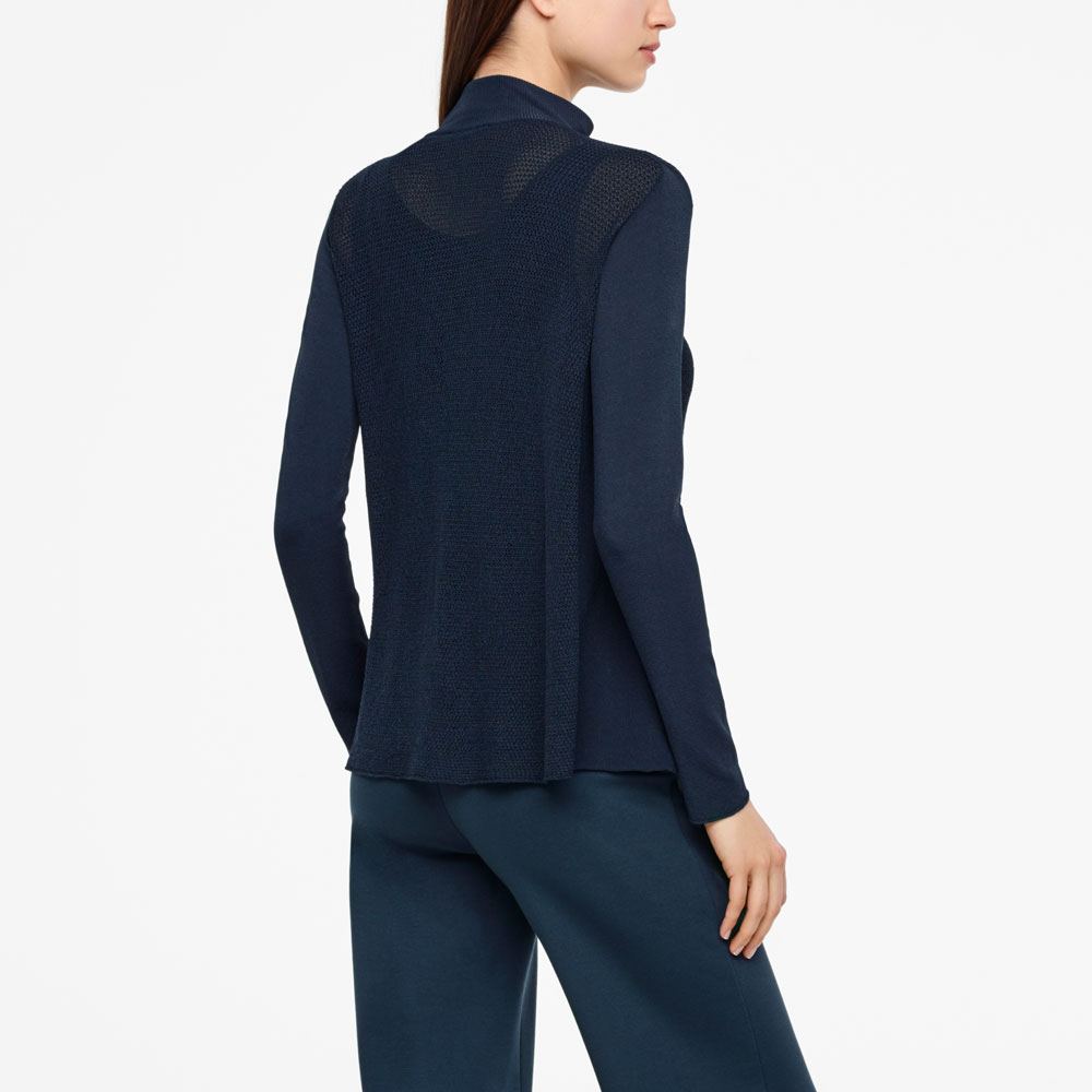 Sarah Pacini CARDIGAN - MOTIF PERFORÉ Derrière