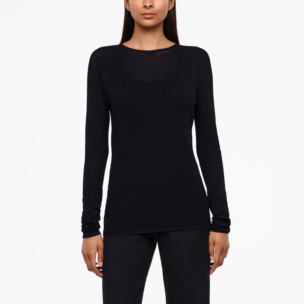 Sarah Pacini PULL SANS COUTURE - STYLE MÈCHE De face