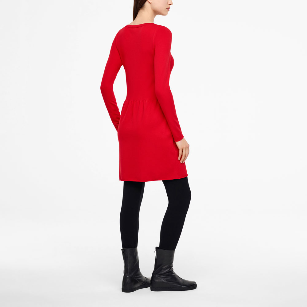 Sarah Pacini ROBE AU GENOU Derrière