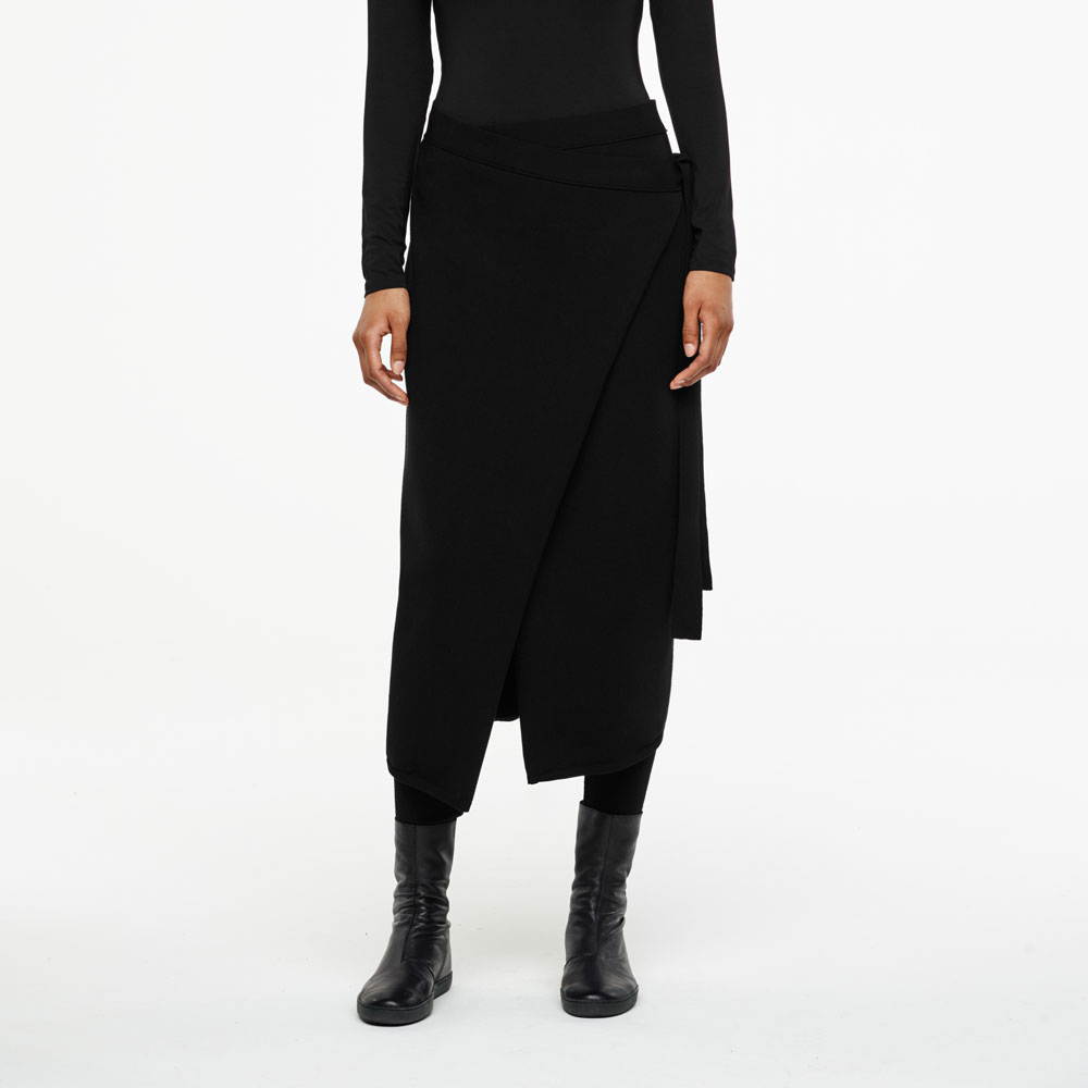 Sarah Pacini JUPE PORTEFEUILLE De face