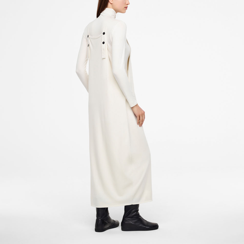 Sarah Pacini ROBE MAXI - BRETELLES Derrière