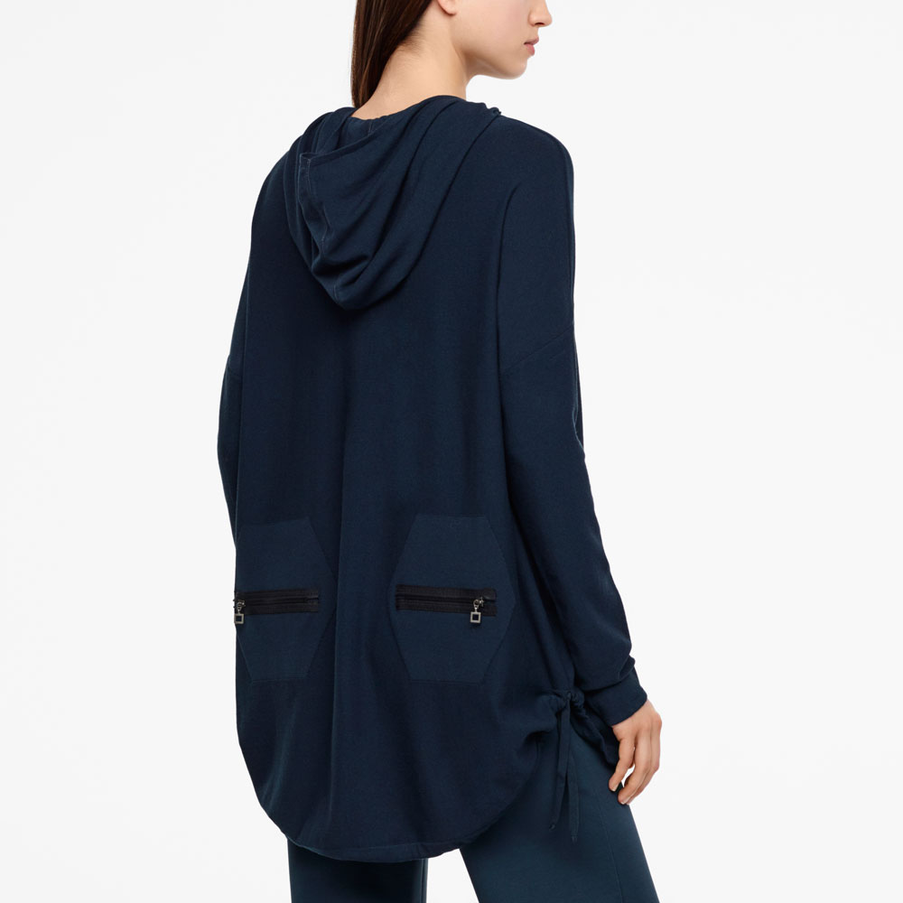 Sarah Pacini LANGER URBANER CARDIGAN Rück