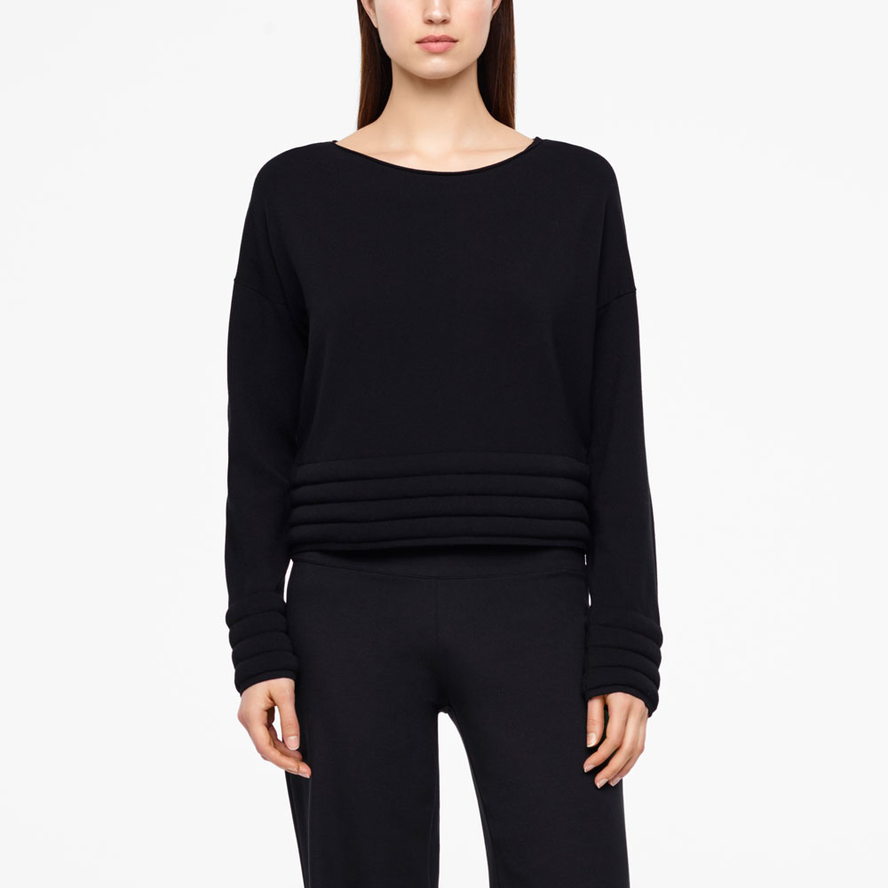Sarah Pacini PULL - EFFET MATELASSÉ De face
