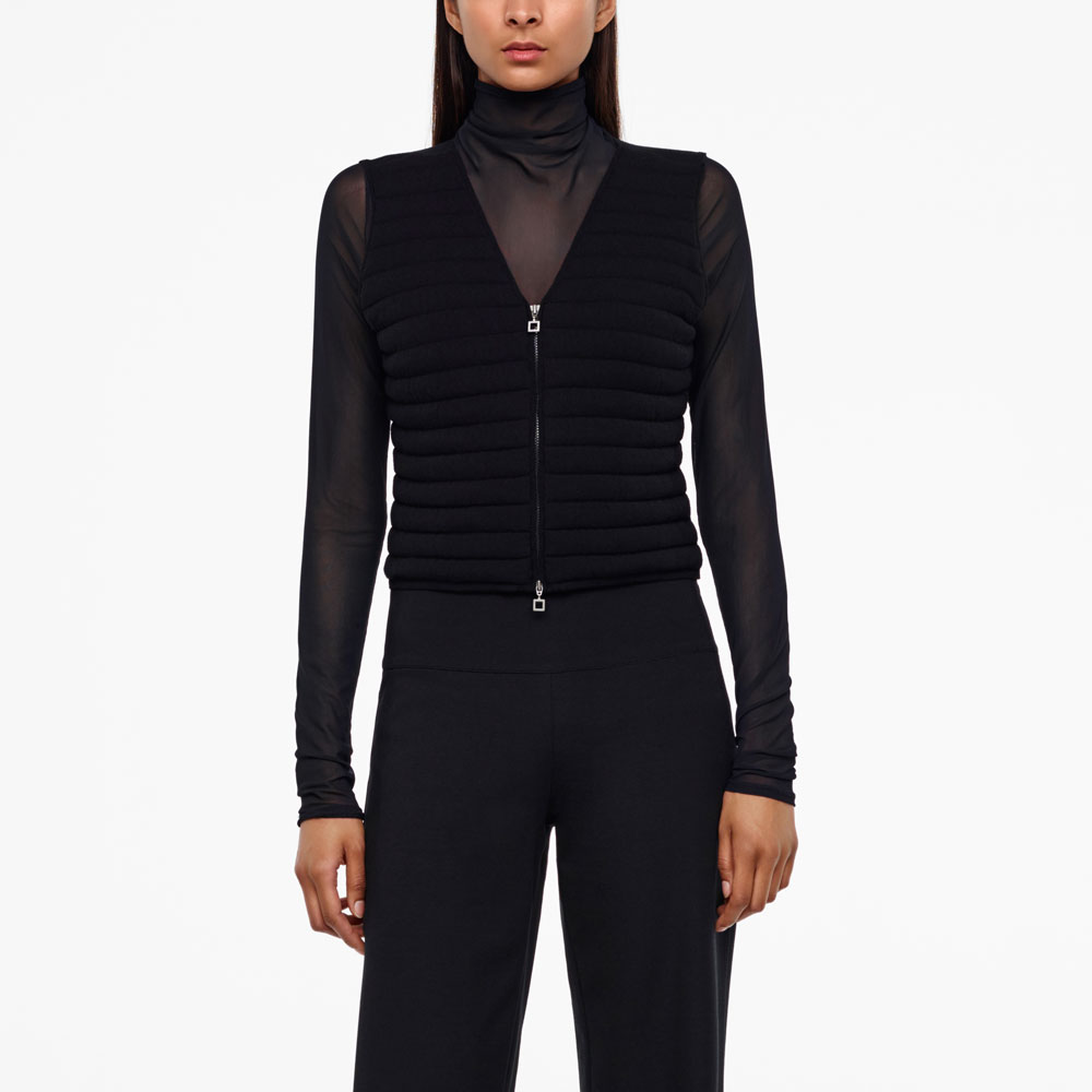 Sarah Pacini CARDIGAN - EFFET MATELASSÉ De face