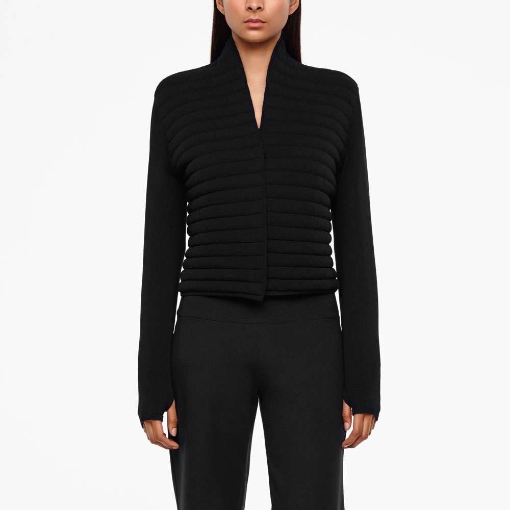 Sarah Pacini CARDIGAN - EFFET MATELASSÉ De face