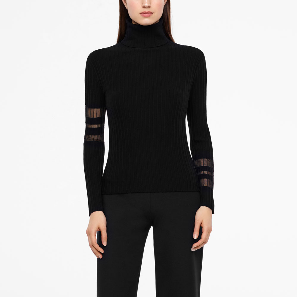 Sarah Pacini PULL - DETAILS TRANSLUCIDES De face