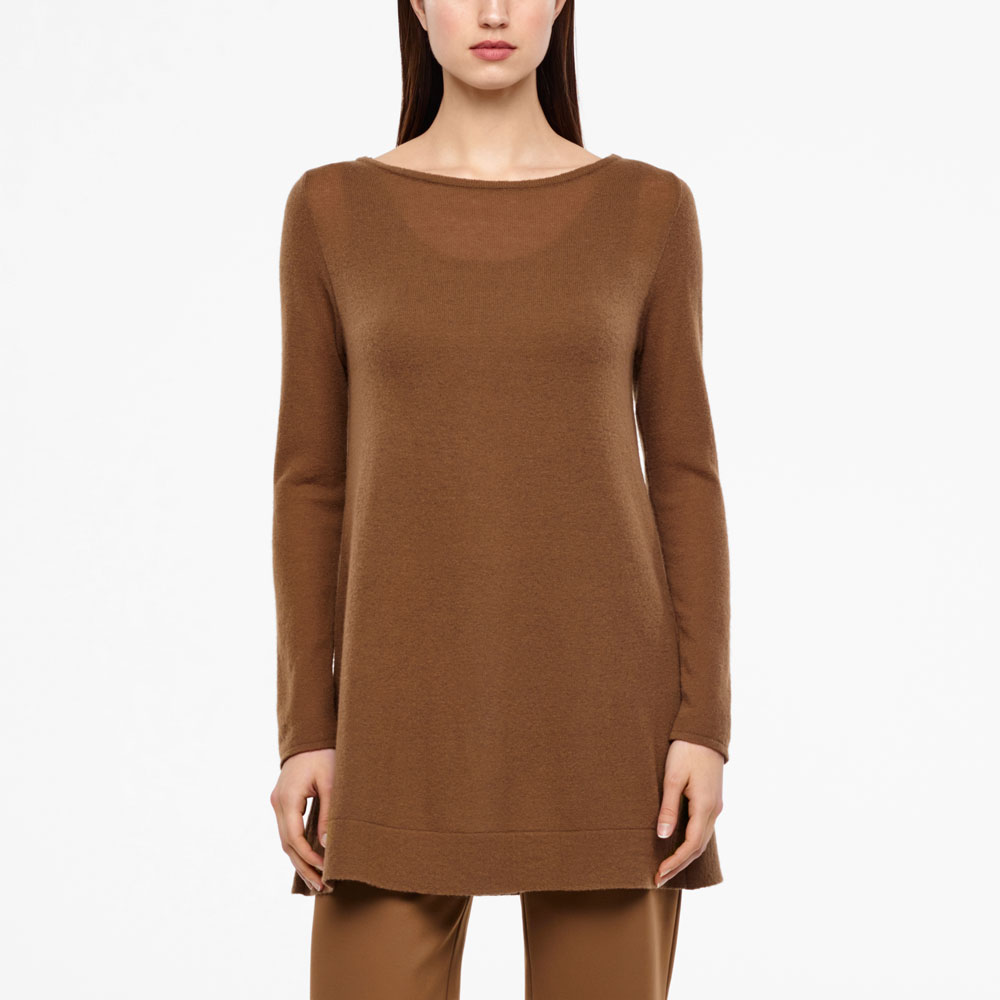 Sarah Pacini LANGER SWEATER IN A-LINIE Vorne