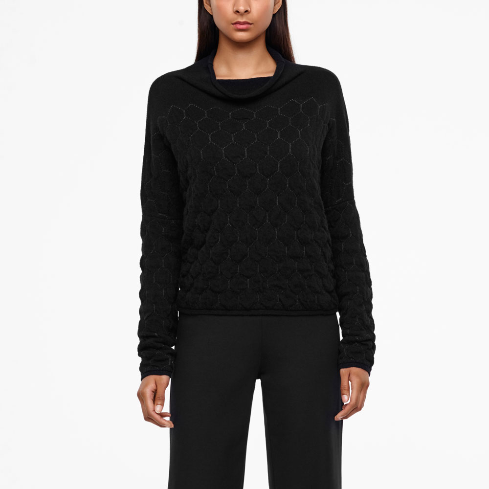 Sarah Pacini PULL - NID D'ABEILLES De face