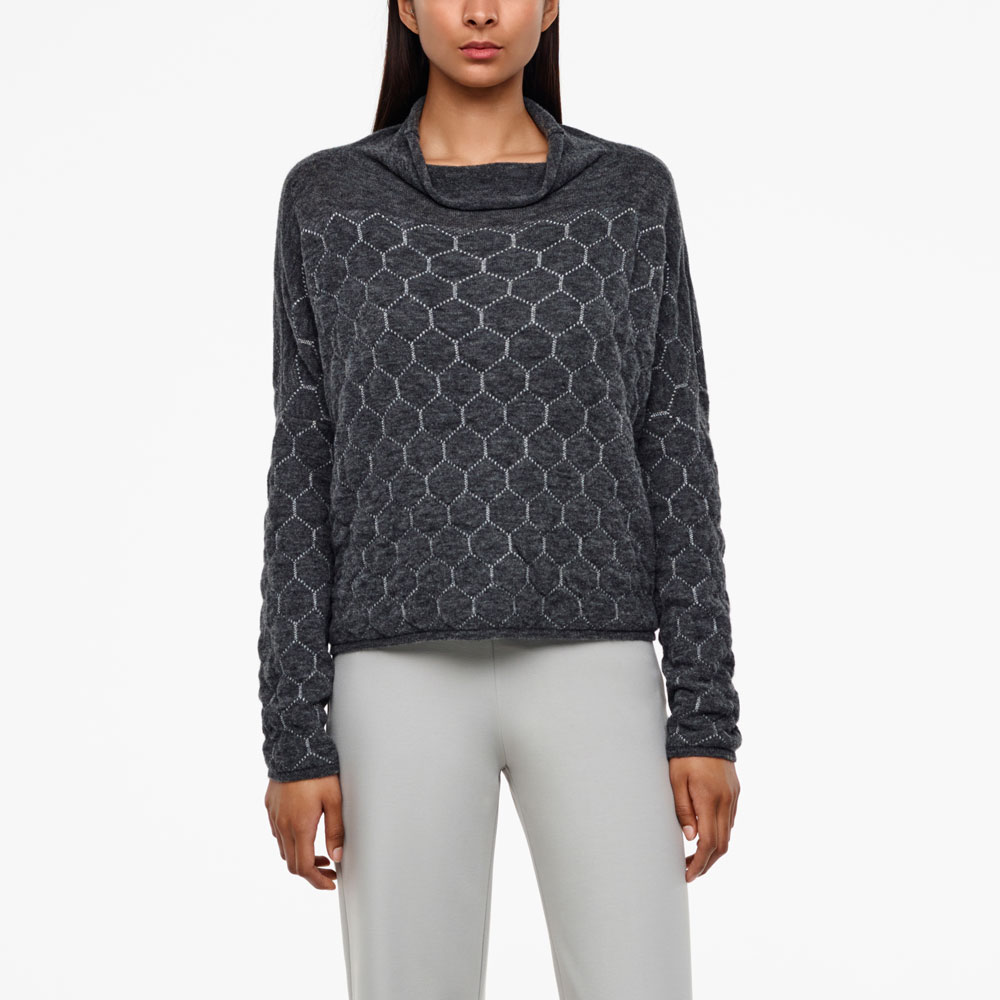 Sarah Pacini PULL - NID D'ABEILLES De face