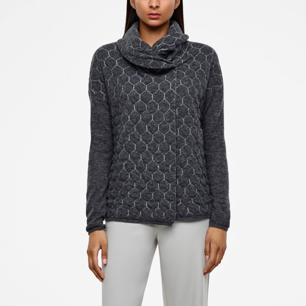 Sarah Pacini CARDIGAN - NID D'ABEILLES De face