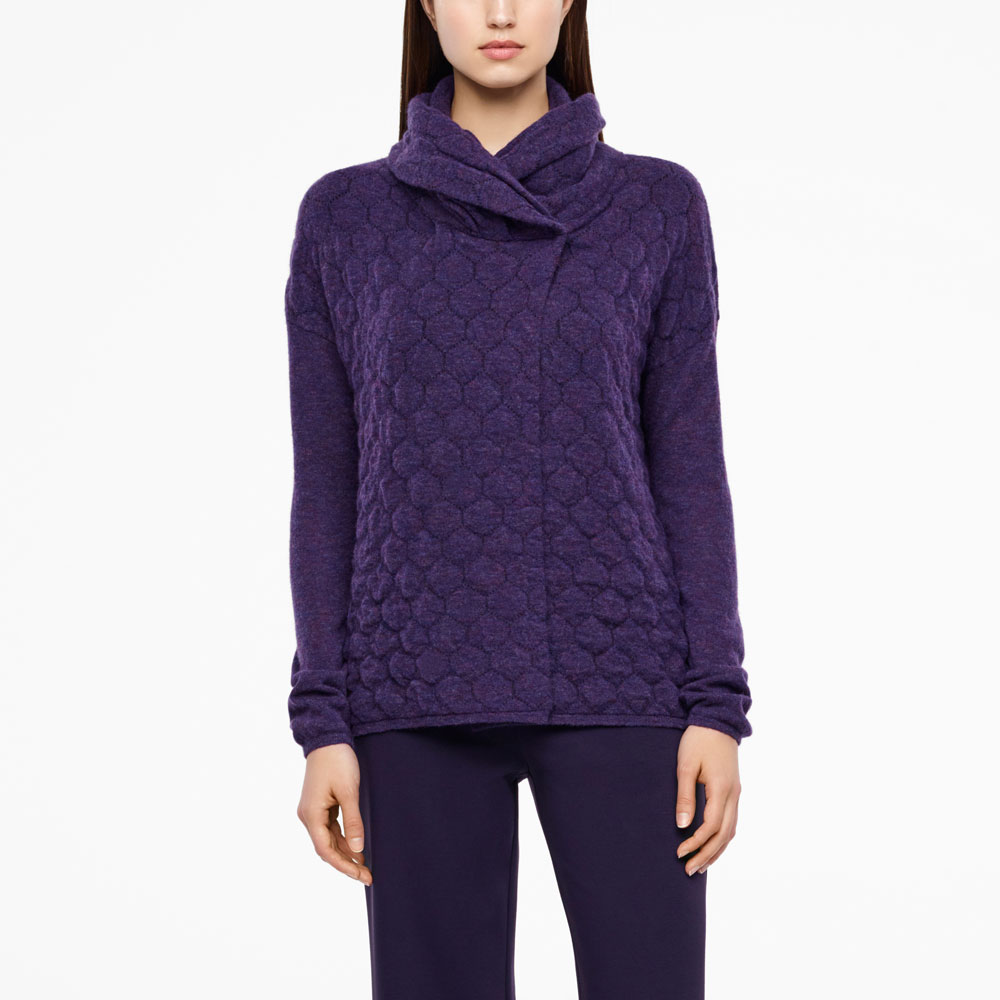 Sarah Pacini CARDIGAN - NID D'ABEILLES De face