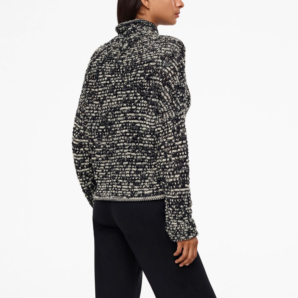 Sarah Pacini PULL MÉRINOS - EFFET BOUCLÉ Derrière