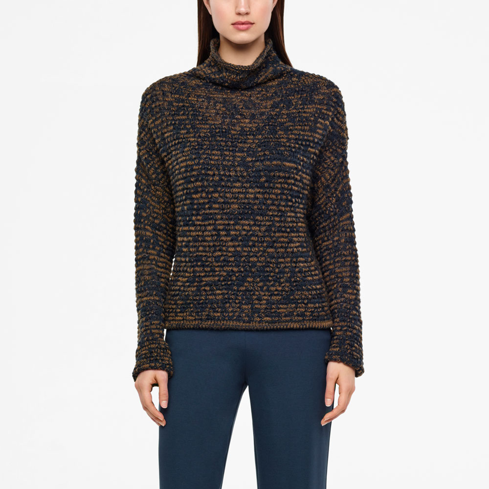 Sarah Pacini BOUCLE SWEATER Front