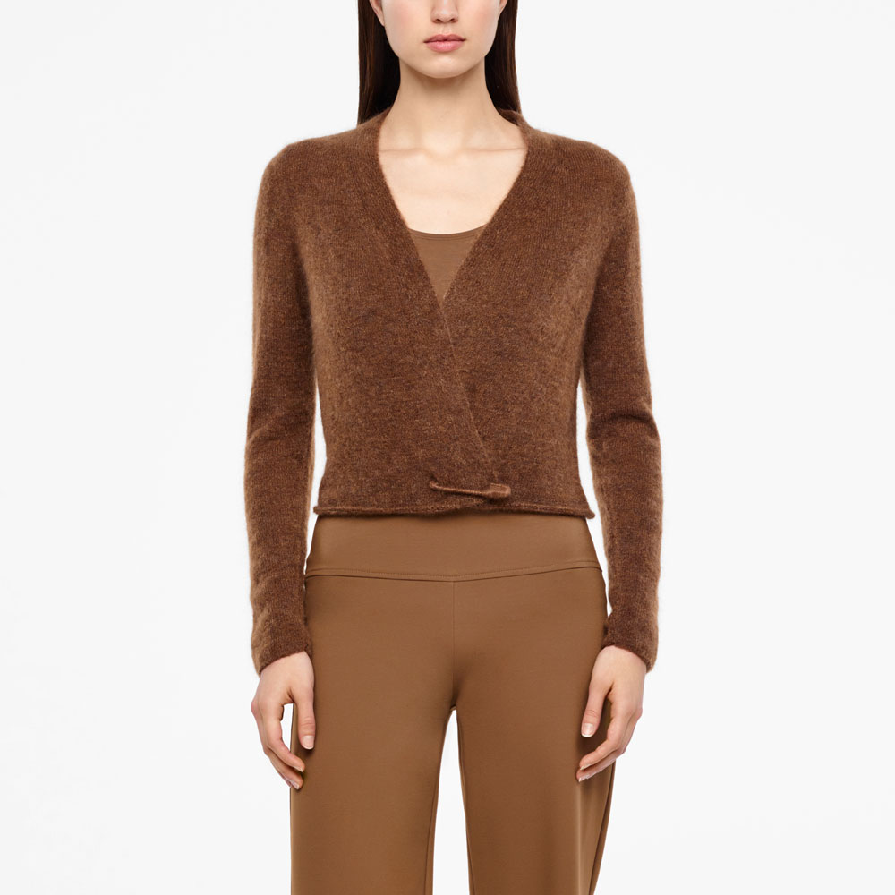 Sarah Pacini CARDIGAN COURT - MOHAIR De face
