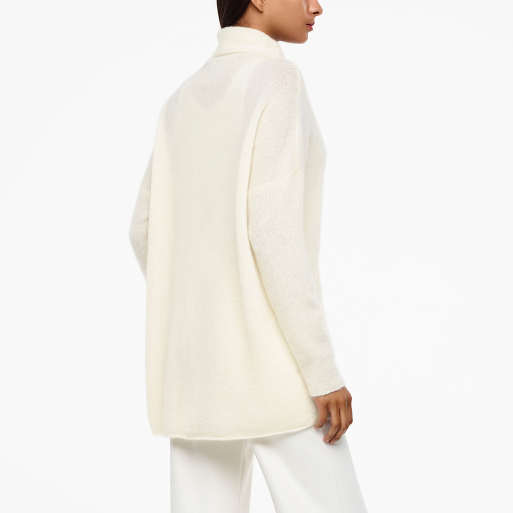 Sarah Pacini MOHAIR-MERINO-SWEATER - LANGE ÄRMEL Rück