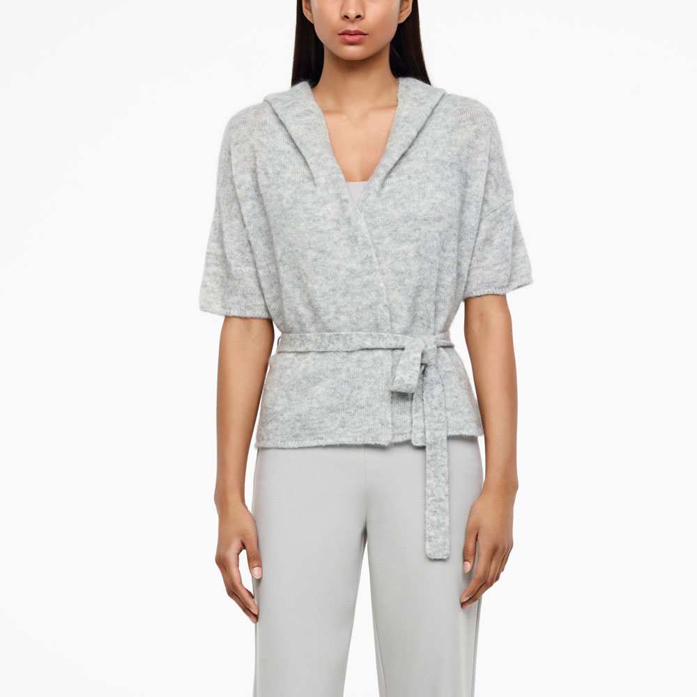 Sarah Pacini MOHAIR-MERINO TRUI - KORTE MOUWEN Voorzijde