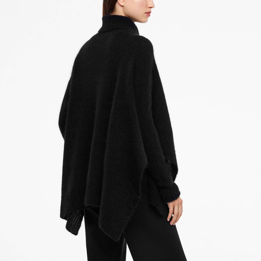 Sarah Pacini PONCHO - MOHAIR Derrière