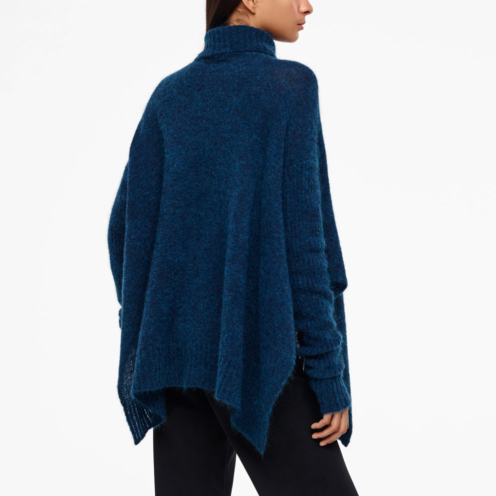 Sarah Pacini PONCHO - MOHAIR Derrière