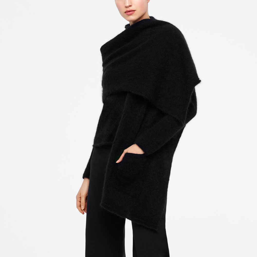 Sarah Pacini ÉCHARPE STYLE CHÂLE - MOHAIR De face
