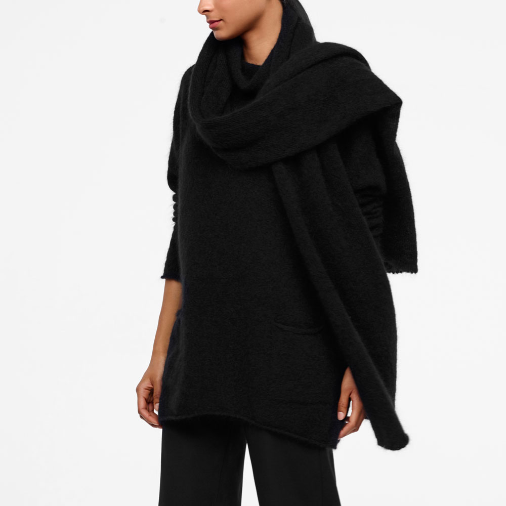 Sarah Pacini ÉCHARPE MOHAIR De face