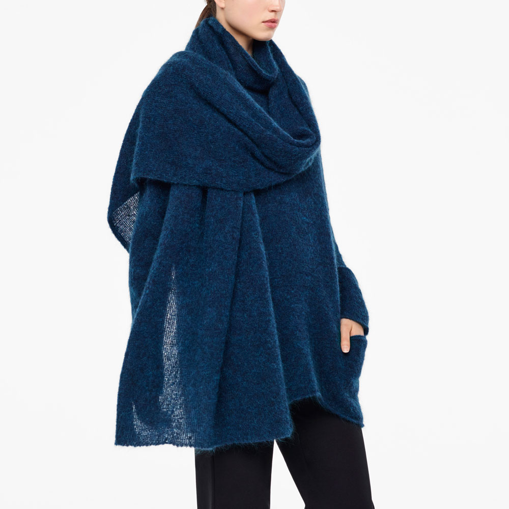 Sarah Pacini ÉCHARPE MOHAIR De face