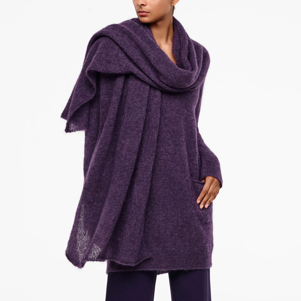 Sarah Pacini ÉCHARPE MOHAIR De face