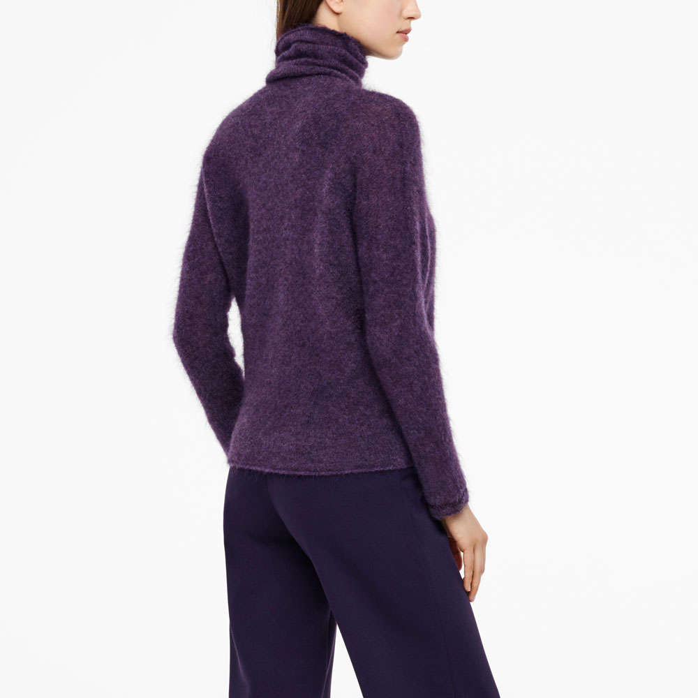 Sarah Pacini PULL COL ROULÉ - EFFET BIJOU Derrière