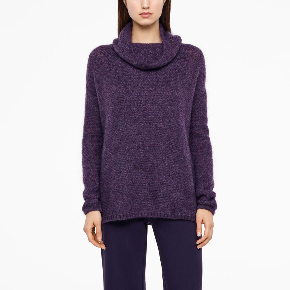 Sarah Pacini PULL - FIL BRILLANT De face
