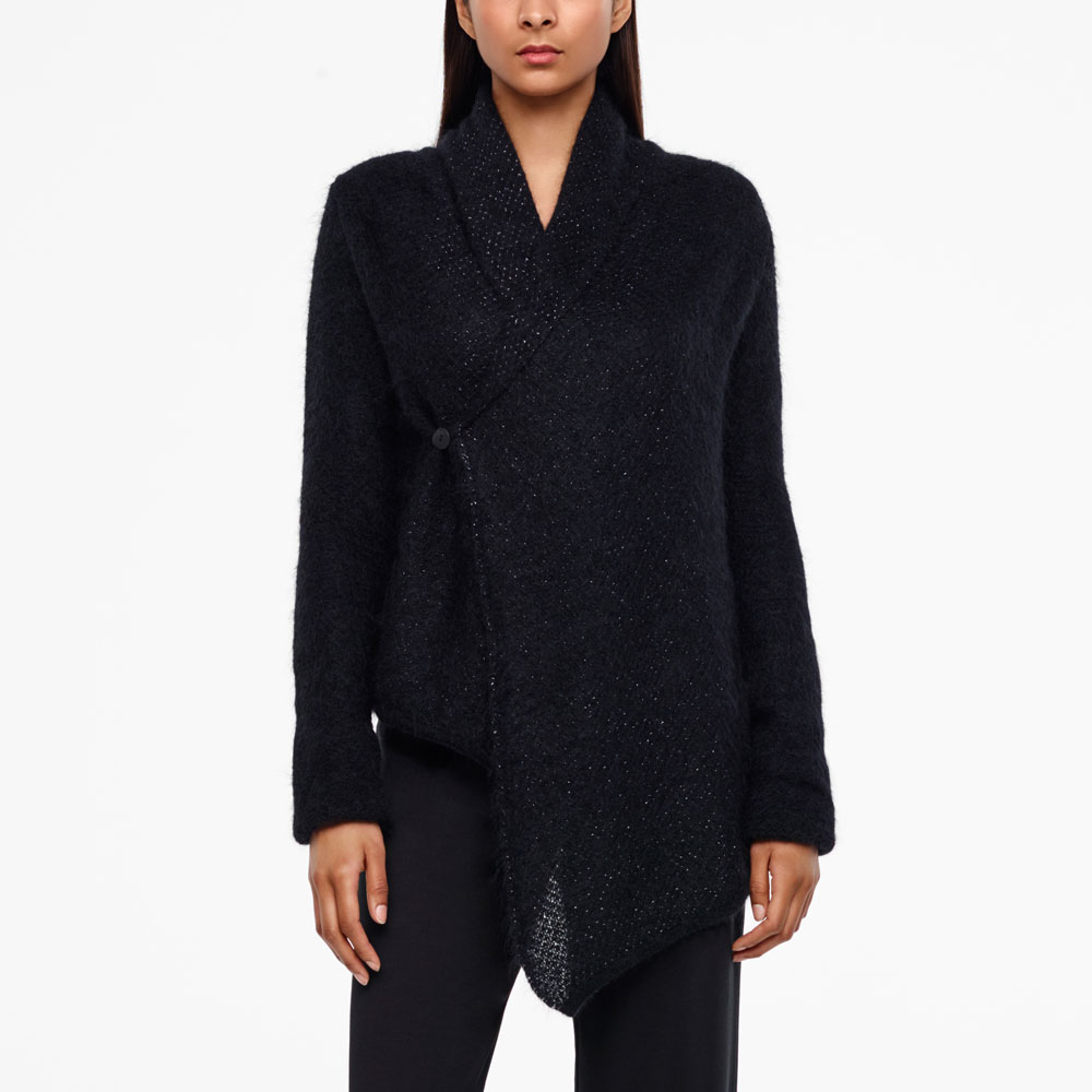 Sarah Pacini MOHAIR-MERINO CARDIGAN - BRILLIANT KNITTING Front